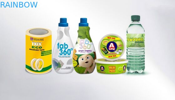 Milch weißer beschriftet PVC-/HAUSTIERpsychiaters-Ärmel wärmeempfindliches Gravüren-Drucken