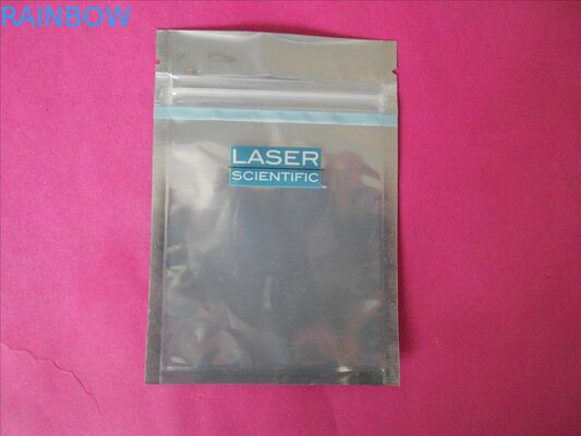 Glänzende klare flache Plastik-Folien-Beutel mit Reißverschluss, der für Chil-Samen/grünen Tee verpackt