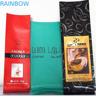 Aluminiumfolie-Seiten-Keil-Folien-Beutel-Verpackenviererkabel-Dichtungs-Verpackentasche Matts