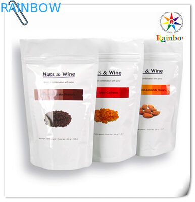 Schwarz stehen Sie oben den Folien-Beutel Matts Kraftpapier, der mit Zipverschluss-/-riss-Kerbe verpackt