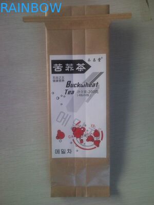 Seitenkeil-Aluminiumfolie-Laminierungs-Kraftpapier-Tasche mit Zinn-Bindung