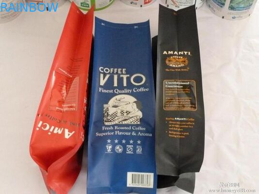 Lamellierter Seitenkeil-Folien-Beutel, der Taschen Matts Plastik für Nahrungsmittelspeicher verpackt