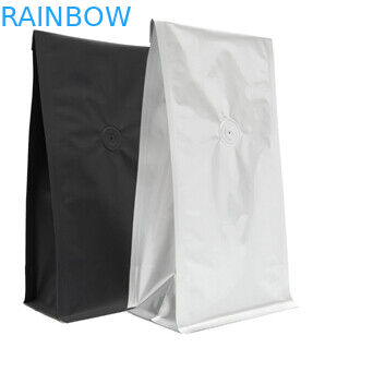 Flache Unterseiten-Kraftpapier-Kaffee-Beutel heißes versiegelt Nahrungsmittelgrad-Verpacken