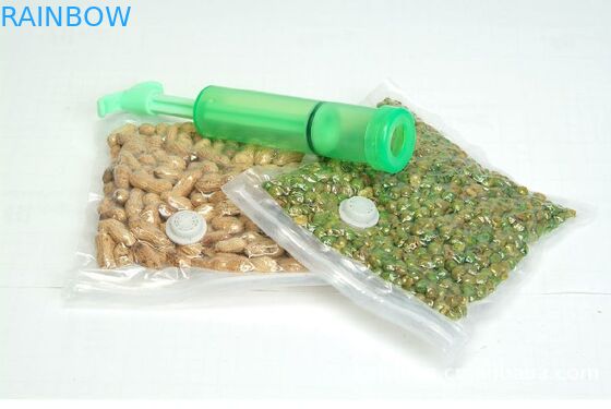 Laminate 3-seitige Vakuum-Pumpen-Luftbeutel Lebensmittel Vakuum-Siegelbeutel für Fisch / Gemüse