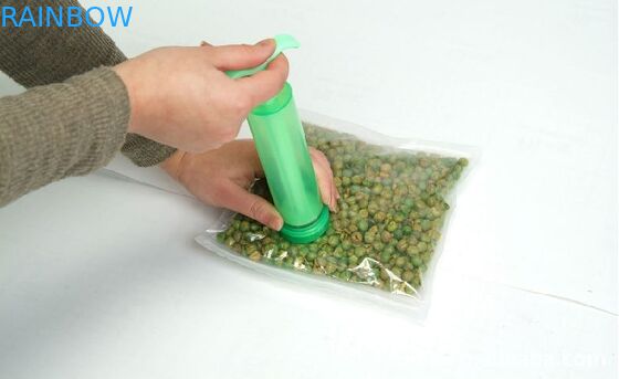 Laminate 3-seitige Vakuum-Pumpen-Luftbeutel Lebensmittel Vakuum-Siegelbeutel für Fisch / Gemüse