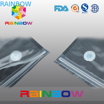 Lebensmittel-Grad Vakuum-Siegelbeutel Kunststoff-Selbst-Siegelbeutel für die Lagerung von Lebensmitteln / Vakuum-Brecher-Ventil