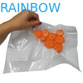 Durchsichtige Lebensmittelsparrollen Lebensmittelvakuumsiegel Taschen mit Gravurdruck