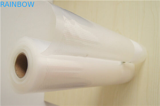 Durchsichtige Lebensmittelsparrollen Lebensmittelvakuumsiegel Taschen mit Gravurdruck