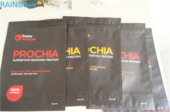 Kundengebundenes Drucken steht oben Folien-Beutel-Verpackentasche für Protein-Pulver
