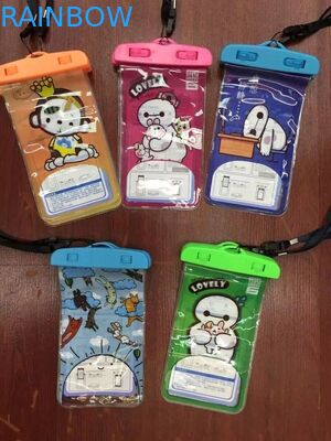 Wasserdichter Telefon-Allgemeinhinkasten-trockene Tasche PVCs für Sport im Freien