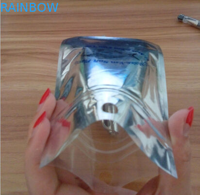 Kundengebundener weicher Plastikköder-Folien-Beutel, der für Fischerei-Wurm mit klarer Seite verpackt