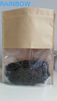 Die kundengebundenen recyclebaren Papiertüten stehen oben Brown-Kraftpapier-Tasche Soem