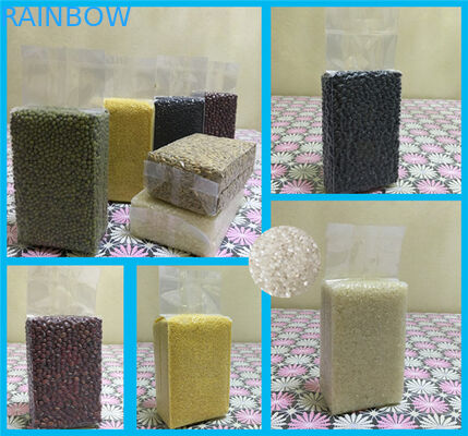 Grip Seal Plastiktüten für Tiefkühlmittel Saatgut Mais / Vakuum Verpackungstüte Reis Verpackung