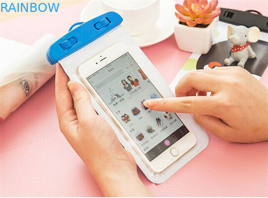 5,5 bewegen Sie Universal-wasserdichte Telefon-Tasche PVCs für Iphone 6s 6 Plus Schritt für Schritt fort