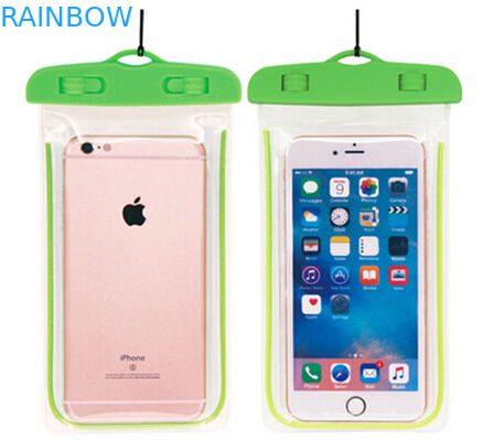 Kundenspezifische Plastikbeutel, die wasserdichten Telefon-Beutel PVCs verpacken