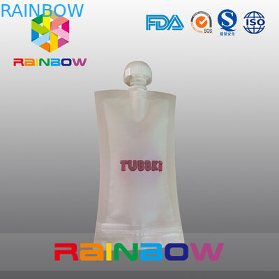 Nahrungsmittelgrad-Säuglingsnahrungs-Beutel-Tüllen-Beutel, der mit Spitzentülle u. dauerhaftem Reißverschluss verpackt