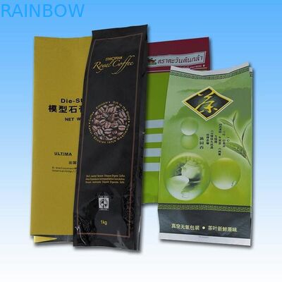 Verpackende Aluminiumfolie-Seiten-Keil-Viererkabel-Dichtung, Kaffee/Tee Pacakging-Tasche