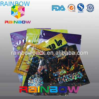 Das kundengebundene Kräuterverpacken des weihrauch-4g/10g/der Trockenblumengesteck-Reißverschluss bauscht sich