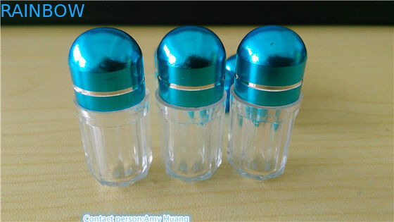 Wiederverwendbare kleine Plastikflaschen mit Pillen Leere Plastikflaschen mit Pillen für einzelne Kapseln