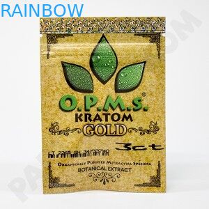 sackt verpackender Aluminiumfoliereißverschluß des botanischen Auszug Folien-Beutels das Kapselverpacken ein