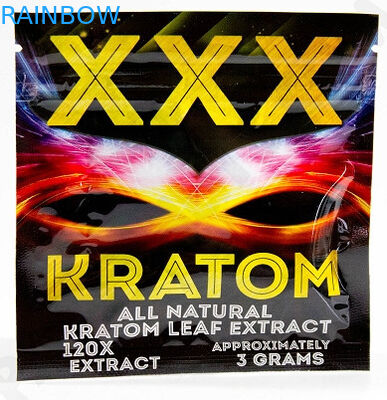 Pulver-Tasche 3g Xxx Kratom mit Reißverschluss/Kräuterweihrauch-Verpackentasche Kratom