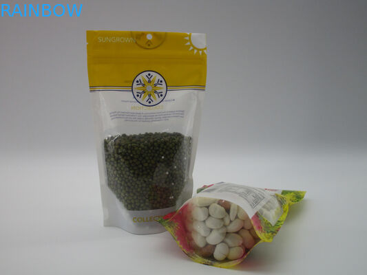 Eigenmarke stehen oben Reißverschlussbeutel, verpackende Aluminiumfolie des Snack-Foods