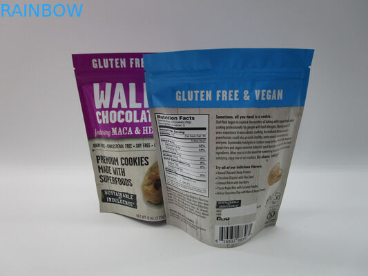 Eigenmarke stehen oben Reißverschlussbeutel, verpackende Aluminiumfolie des Snack-Foods