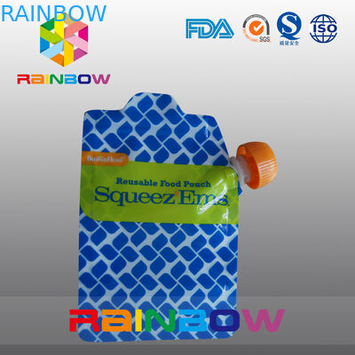 Freundliche Nahrungsmittelflüssige Tülle Eco bauscht sich/, verpackend mit Tüllenrohr und -löffel