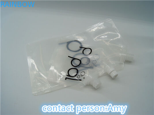 Biologisch abbaubarer doppelter Reißverschluss 200ml Tüllen-Beutel Verpackenhaustier/NY/PET