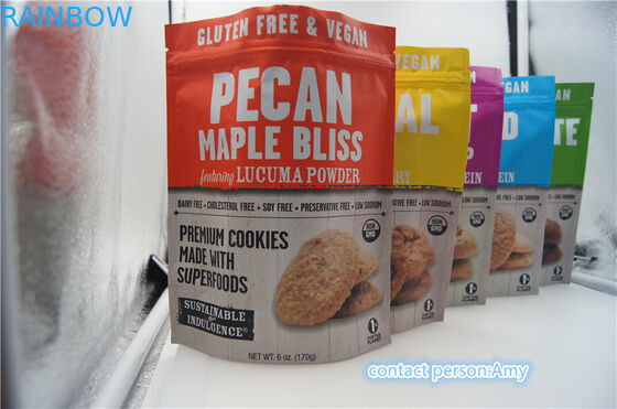 fördernder Schokoladenkeks mit 2017 neuen Entwürfen, der bag-/10ozkäsebeutel mit Reißverschluss verpackt