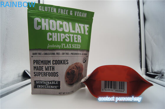 fördernder Schokoladenkeks mit 2017 neuen Entwürfen, der bag-/10ozkäsebeutel mit Reißverschluss verpackt