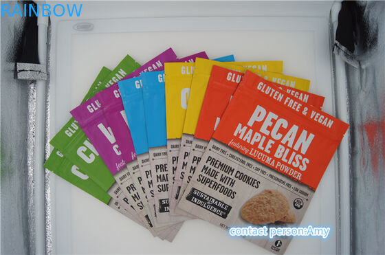 Plastiksnack-food-Verpackentaschen/Kissen für Plätzchen, Beutel des Käse-10oz mit Reißverschluss