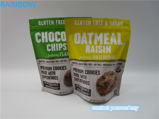 Fördernde Schokoladen-Keks-Imbiss-Taschen-nach Maß Verpackengravüren-Drucken