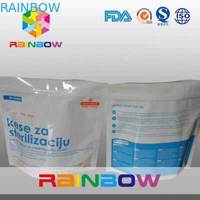 Lamelliertes materielles standd herauf Mikrowellen-Sterilisator-Beutel mit Reißverschluss für Babyflaschen-/-reißverschlussmikrowellenkissen