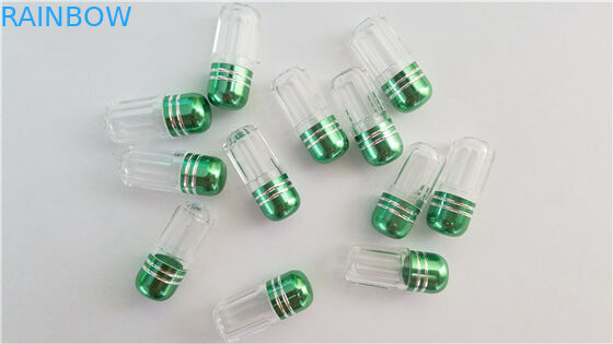 Leere Plastikflasche für Pille und Kapseln/männliche Verbesserungspillenkugelflasche mit Metallkappe