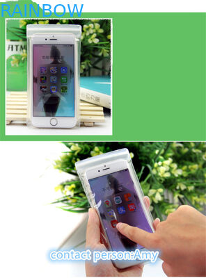 Verpackende EVA-Plastikbeutel, bereifte Schieberreißverschlusstasche für Handy