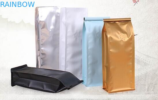 Gewohnheit 250g druckte Aluminiumfolie-Verpackenbeutel mit Reißverschluss/Doy-Satz-Kaffeebohne-gebratene Taschen