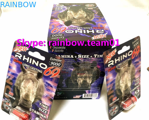 Männliche sexuelle Leistungs-Medizin-Luftpolsterfolien/kundenspezifisches Blasen-Verpacken