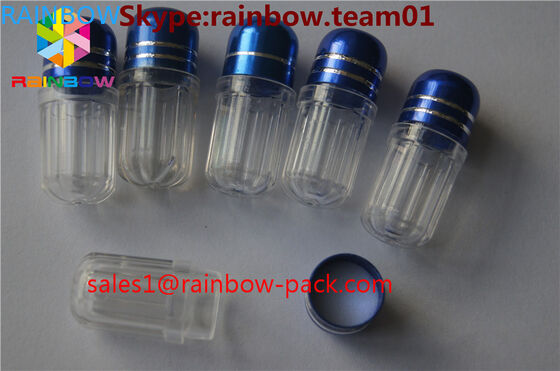 kleine Pillenformkapselbehälter-Sexpillen kapseln Kapselkasten für verbesserungstablettenfläschchen der Pille des Nashorns 7 Verpackenein