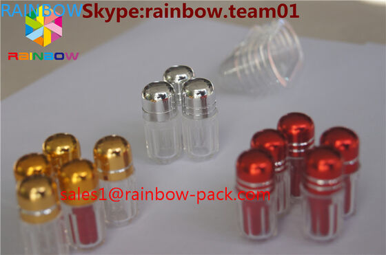 Sechseckige Form-Plastiktablettenfläschchen leeren Kapsel-Flasche für einzelne Pillen