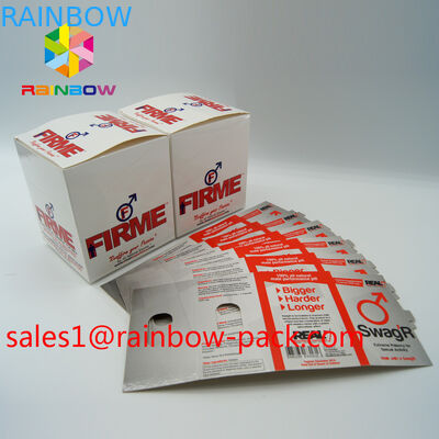 Die schwarzes Mamba-Schaukarton-Sex-Verbesserungs-Pillen, die Karte 3D verpacken, bewirken Sex-Pille