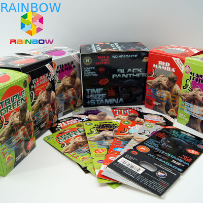 Großhandelspenisvergrößerung capsulesRhino die Pillen mit 8 Pillen/Sexen des Nashorns 9/Rhino 11/Rhino 12 kapseln die Pillen ein, die Flasche verpacken