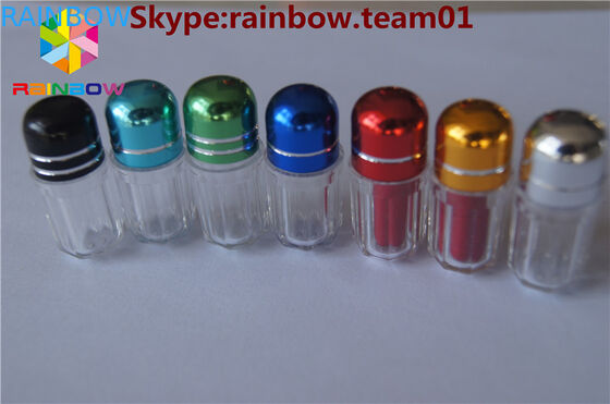 Großhandel schwarze Mamba Nashorn Pille Kapselbehälter Plastik leere Sexpille Flaschen Sexpille Flasche Behälter