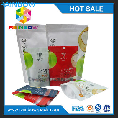 das kundenspezifische Hologramm, das die PlastikbeutelKartoffelchips mit Reißverschluss verpacken durchlässige Tasche der Feuchtigkeit lamelliert, metallisierte bopp Film