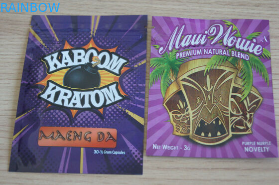 1G 3g 4g 5g 10-Gramm-Taschen des Kräuterweihrauchs verpackend, kleine Gewürz-Tasche mit Reißverschluss