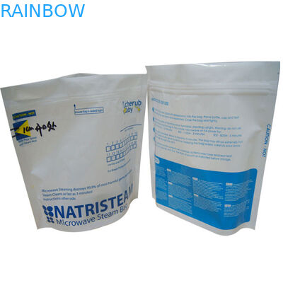 Mikrowellen-Lebensmittel-Stand-Up-Tasche, klare Hochtemperatur-Retort-Taschen