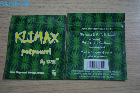 4G 5G 10G leeren Trockenblumengestecktaschen, Gewürze Scooby Snax, die Taschengravürendrucken verpacken