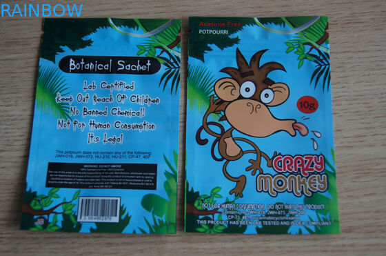 4G 5G 10G leeren Trockenblumengestecktaschen, Gewürze Scooby Snax, die Taschengravürendrucken verpacken