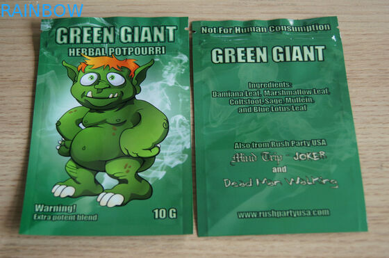 Botanische Auszug-Gewürze, die Taschen, weihrauch-Zipverschluss-Plastiktaschen Klimax Kräuterverpacken