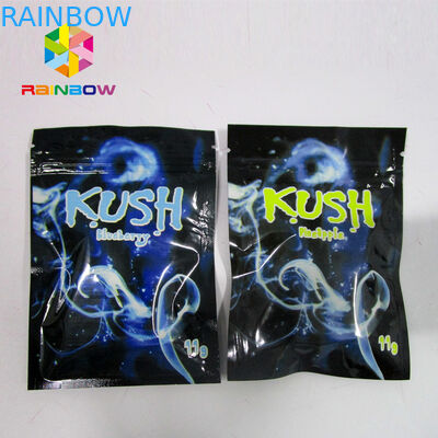 Der wiederversiegelbares verpackende Gewürz-Kräuterweihrauch, Plastik mit Reißverschluss sackt ein Seitenklares ein